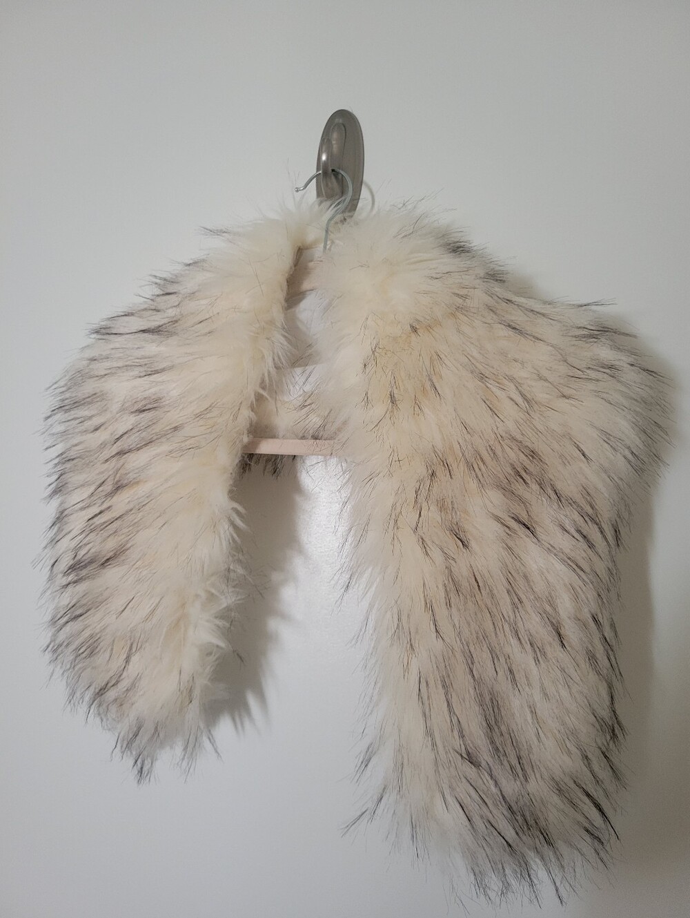 Faux fur shawl/stole
